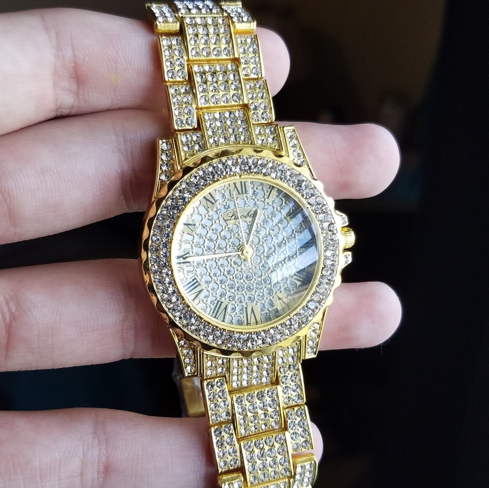 Iced out watch